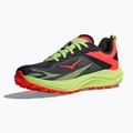 Moteriški bėgimo bateliai HOKA Zinal 3 squid ink/neon yuzu 2