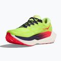 Vyriški bėgimo batai HOKA Rocket X Trail neon Yuzu/neon flame 2