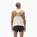 Vyriški bėgimo marškinėliai HOKA Race Day Singlet alabaster flare 3