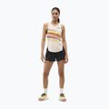 Moteriški bėgimo marškinėliai HOKA Race Day Singlet alabaster flare 2