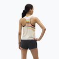 Moteriški bėgimo marškinėliai HOKA Race Day Singlet alabaster flare 3