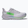 Vyriški bėgimo batai HOKA Clifton 10 Wide ash grey/neon green 3