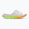 Šlepetės HOKA Ora Recovery Slide 3 white/neon yuzu 2