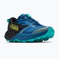 Vaikiški bėgimo bateliai HOKA Speedgoat 7 black/night glow blue