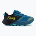 Vaikiški bėgimo bateliai HOKA Speedgoat 7 black/night glow blue 2