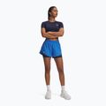 Moteriški bėgimo šortai Under Armour Fly By 2in1 blue atlantis/washed navy/reflective 2