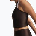 Moteriškas sportinis topas Under Armour Motion Shine Tank kona brown/black 3