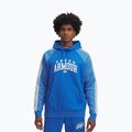 Vyriškas džemperis Under Armour Rival Fleece Colorblock Hoodie blue atlantis/white