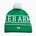 Vyriška žieminė kepurė Under Armour Halftime Pom Beanie team kelly green/white/white