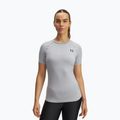 Moteriški treniruočių marškinėliai Under Armour HG Authentics Comp SS mod gray/black