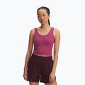 Moteriški treniruočių marškinėliai Under Armour Vanish Seamless Tank fuchsia dusk/dark maroon/dark maroon