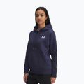 Moteriškas džemperis su gobtuvu Under Armour Icon Fleece Taped Hoody washed navy/white