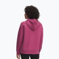 Moteriškas džemperis Under Armour Rival Feelce Shimmer Hoody fuchsia dusk/irisdescent 2