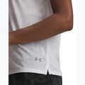 Moteriški bėgimo marškinėliai Under Armour Launch Jacquard white/reflective 3
