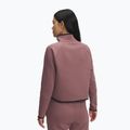 Moteriškas treniruočių džemperis Under Armour Unstoppable Fleece HZ maroon mist/black 2