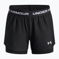 Treniruočių šortai vaikams Under Armour UA Tech Play Up 2IN1 Shorts black/black/white