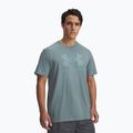 Vyriški treniruočių marškinėliai Under Armour Sportstyle Logo Update jasper blue/serpentine