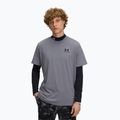 Vyriški treniruočių marškinėliai Under Armour Logo Emb Heavyweight titan gray/black