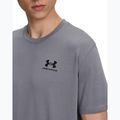 Vyriški treniruočių marškinėliai Under Armour Logo Emb Heavyweight titan gray/black 3