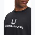 Vyriški marškinėliai Under Armour Logo Heayweight black/white 3