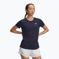 Moteriški treniruočių marškinėliai Under Armour Tech Twist midnight navy/white