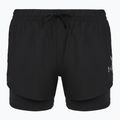 Moteriški bėgimo šortai Under Armour Velociti Pro 4" 2N1 ultimate black/ultimate black/ultimate black
