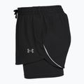 Moteriški bėgimo šortai Under Armour Velociti Pro 4" 2N1 ultimate black/ultimate black/ultimate black 3