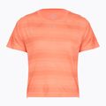 Moteriški bėgimo marškinėliai Under Armour Velociti electric tangerine/black/green mode