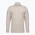 Vyriškas džemperis Under Armour Tech Taping 1/2 Zip timberwolf taupe/black/white