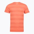 Vyriški bėgimo marškinėliai Under Armour Velociti electric tangerine/black/green mode