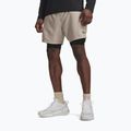 Vyriški treniruočių šortai Under Armour Vanish Woven 2.0 2IN1 Shorts timberwolf taupe/black