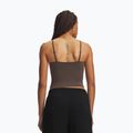 Moteriški treniruočių marškinėliai Under Armour Meridian Support Tank peppercorn/peppercorn 2