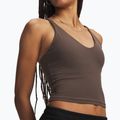 Moteriški treniruočių marškinėliai Under Armour Meridian Support Tank peppercorn/peppercorn 3