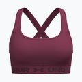Sportinė liemenėlė Under Armour Crossback Mid claret/ox blood