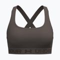Sportinė liemenėlė Under Armour Crossback Mid peppercorn/kona brown
