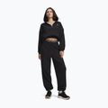 Moteriškos kelnės Under Armour Icon Fleece Gym Pant ultimate black/white 2