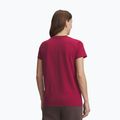 Moteriški marškinėliai Under Armour Rival Core claret/white 2