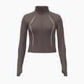 Moteriškas treniruočių džemperis Under Armour Meridian Contour Full Zip peppercorn/white/peppercorn