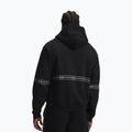 Vyriškas džemperis Under Armour Icon Fleece Taped Full Zip ultimate black/white 2