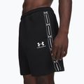 Vyriški šortai Under Armour Icon Fleece Taped Shorts ultimate black/white 4