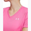 Moteriški treniruočių marškinėliai Under Armour Tech SSV Solid pink frenzy/prime pink 3