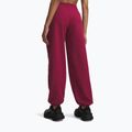 Moteriškos kelnės Under Armour Icon Fleece Gym Pant claret/white 3