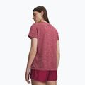 Moteriški treniruočių marškinėliai Under Armour Tech V-Twist claret/ox blood 2