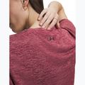 Moteriški treniruočių marškinėliai Under Armour Tech V-Twist claret/ox blood 3