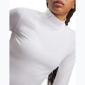 Moteriški treniruočių marškinėliai ilgomis rankovėmis Under Armour ColdGear Mock LS white/halo gray 3