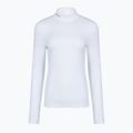 Moteriški treniruočių marškinėliai ilgomis rankovėmis Under Armour ColdGear Mock LS white/halo gray 4