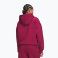 Moteriškas džemperis Under Armour Icon Fleece Hoodie claret/white 2