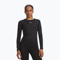 Moteriški treniruočių marškinėliai ilgomis rankovėmis Under Armour ColdGear Crew ultimate black/white