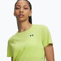 Moteriški treniruočių marškinėliai Under Armour Tech Twist green citrine/arden green 3