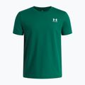 Vaikiški marškinėliai Under Armour Sportstyle Left Chest campus ivy/white